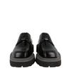Salvatore Ferragamo Flicker Leather Dress Shoes Black