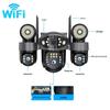 V380 Solar-Powered Outdoor Waterproof Camera with Dual Light and Tri-Screen Bullet & Dome Integration