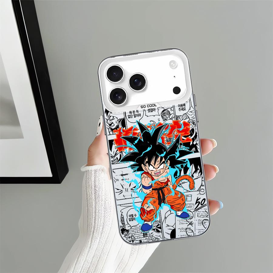 Dragon Ball Cool Goku Phone Case for iPhone 17 Air 11 12 13 Pro Max 14 15 16 Plus 16e Soft Shell