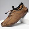 Men's 2025 Spring Korean Style Breathable Lace-up Casual Shoes