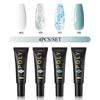 PHOENIXY Poly Nail Gel na prodloužení nehtů Rychlý stavební gel na prsty s 37 barvami Poly Nail Gel na prodloužení a akrylový gelový lak na nail Art