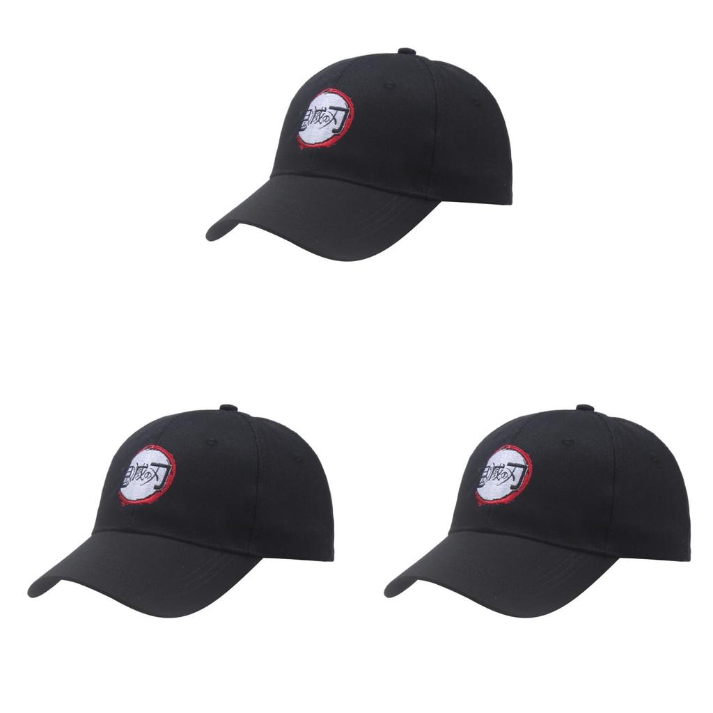 Stylish Demon Slayer Embroidered Baseball Cap Perfect For Outdoor Adventure