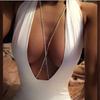 Hot Sexy Quaste Brust Kette Mode Körperschmuck für Frauen Mädchen Bohomia Sommer Strand Urlaub Bikini Dect Kreuz Bauch Taille Kette