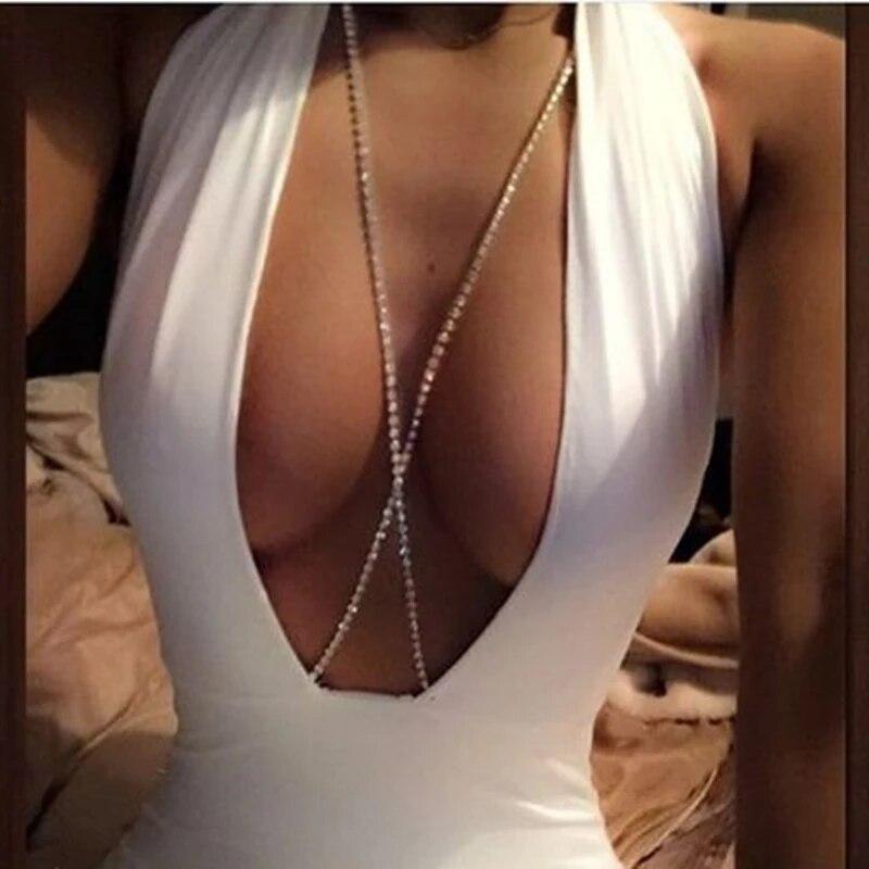 

Горячая сексуальная цепочка на грудь с кисточками, модные украшения для тела для женщин и девушек, богомия, летний пляжный отдых, бикини Dect, цепочка на талию с крестом на животе