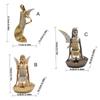 Resin Angelic Statue Flower Girl Decorative Ornament High Decorative Figurine for Christmas and Thanksgiving Day