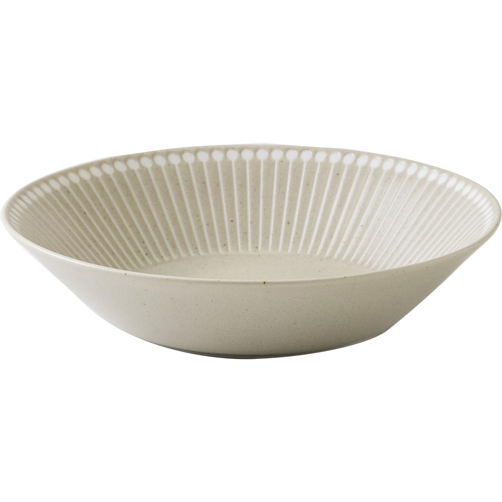

Minoru Pottery Albee 225 Deep Plate, Smoke Beige