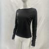 Y2K Spring and Autumn slim fit sexy round neck women's printed gothic style spicy girl long sleeved top