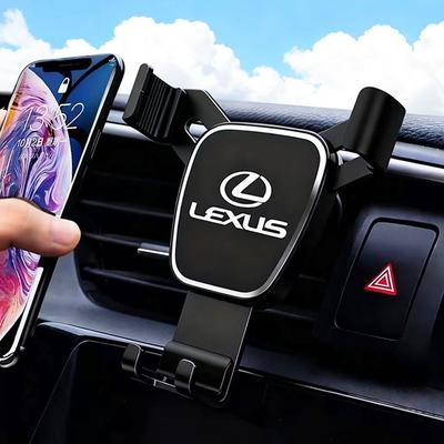 Car Metal Phone Holder Gravity Sensing Air Vent Stand For Lexus F SPORT RX300 IS200 IS250 ES350 Ct200h UX250h NX300h RX350 LS GS