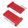 Woodworking Metric/Inch T-Square Hole Scribing Pocket Ruler Line Drawing Marking Gauge Carpenter Right Angle Protractor Layout