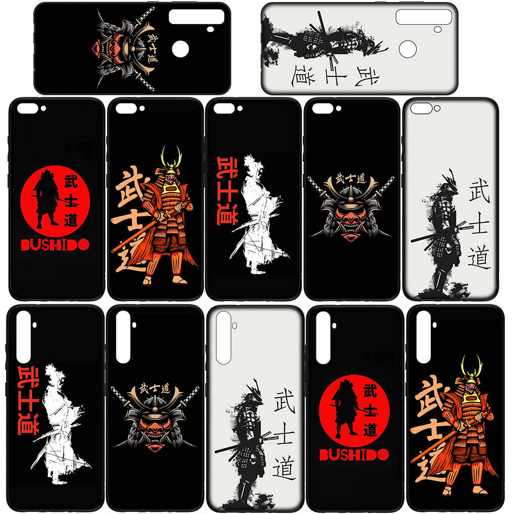Cover for iPhone 17 16 15 Xiaomi Poco Redmi Note 14 13 12 11 Pro Max 9 16e Samsung Galaxy S25 S24 S23 OPPO Huawei Bushido Samurai Yin Yang Phone Case