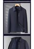 High-Grade Men's Lapel Coat - Business Casual Jacket for Middle-Aged & Elderly Dads, Fashionable & Versatile for Spring and Autumn.