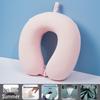 Portable Ice Silk U-Shaped Travel Neck Pillow Set