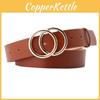Ladies Fashion Pu Leather Waist Belt With Alloy Buckle For Daily And Formal Looks