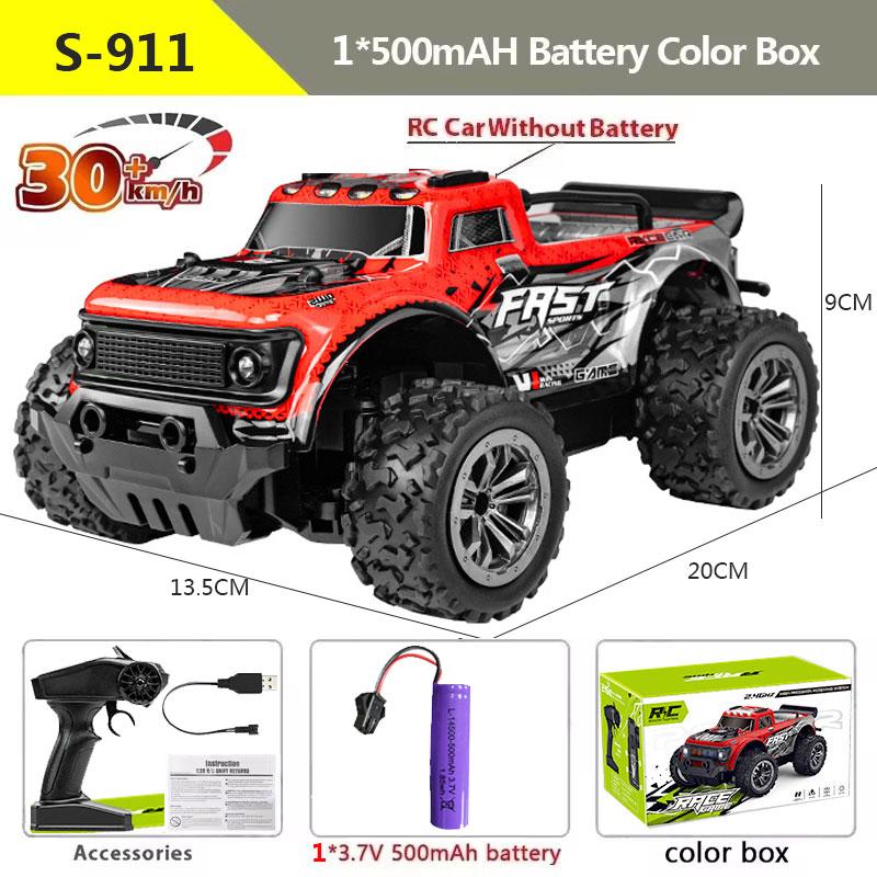 

S-911 1:20 RC Drift Car 30km/h High Speed RC Cars Toys For Adults And Kids Remote Control Cars 2.4G Off Road Monster Truck