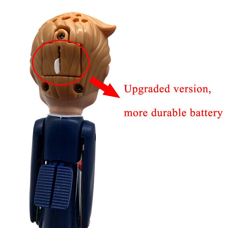 Verbesserte Version des Dekompressionsstifts in US-Präsidentenform. Lustiger Spielzeugstift (mit Batterie)