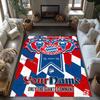 Bayern Munich Customize Your Name Area Rug Perfect for Game Room Study room Foyer Bedrooms Antislip Carpet Anime Office Decor Wedding Party Gift