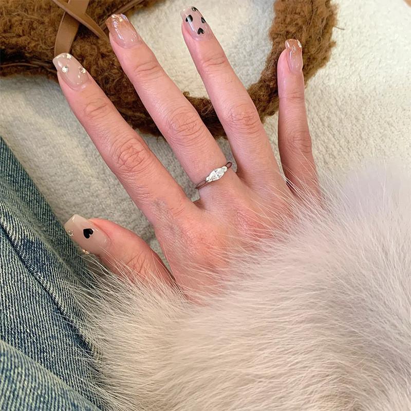 Stylish Geometric Open Ring With Dazzling Zircon Stone And Elegant Pearl For Women