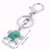 Tartaruga Marinha Pedra de Cristal Natural Chaveiro Gema Chakra Chaveiro Gema Natural Chaveiro Tartaruga Marinha Fofa Chaveiro Pedra de Energia