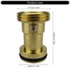 Multipurpose RP33794 Slip On Diverters Tub Spout Adapters Crafted from Zinc Alloy Materials for Leakproof Daily Use
