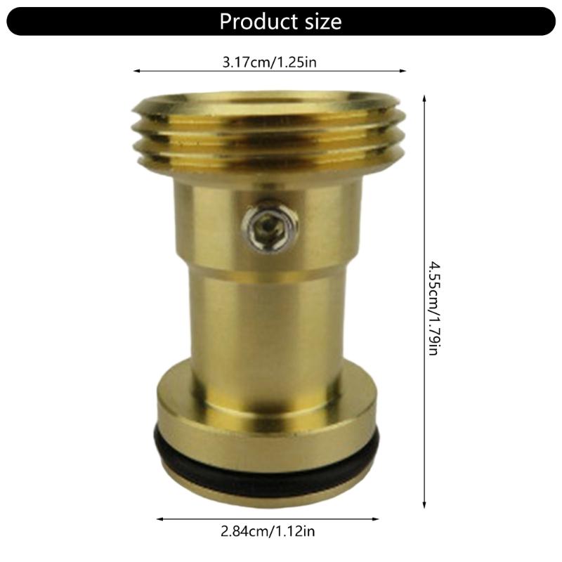 Multipurpose RP33794 Slip On Diverters Tub Spout Adapters Crafted from Zinc Alloy Materials for Leakproof Daily Use