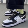 Nike Air Force 1 07 GS Panda Sneakers per Bambini Nero Bianco DV1621-001