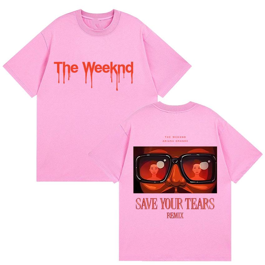 The Weeknd Ariana Orande Album Nou 2025 Tricouri Grafice Bărbați Femei Vintage Hip Hop Oversized Bumbac Tricou Fani Streetwear