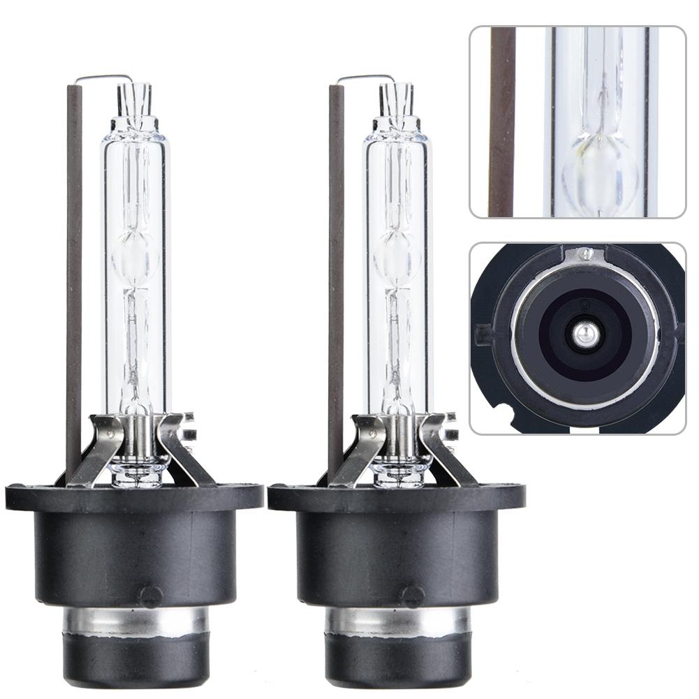2 stk D2S 6000K 35W Bil Xenonlampe Hovedlys Erstatningspærer