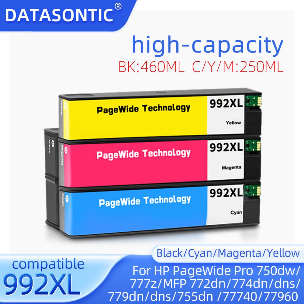 NEW 992 992X Ink cartridge Compatible For HP PageWide Pro 750dw 777z MFP 772dn 774dn dns 779dn dns 755dn 77740 77960 printer