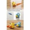 Wind Up Bird Shape Interactive Cat Tail Bite-Resistant Bird Cat Teaser Sounding Pull Play Cat Exercise Kitchen Apartment