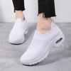 Casual Shoes New Platform Running Shoes Women's Shoes Comfortable Flying Woven Breathable Lazy Shoes