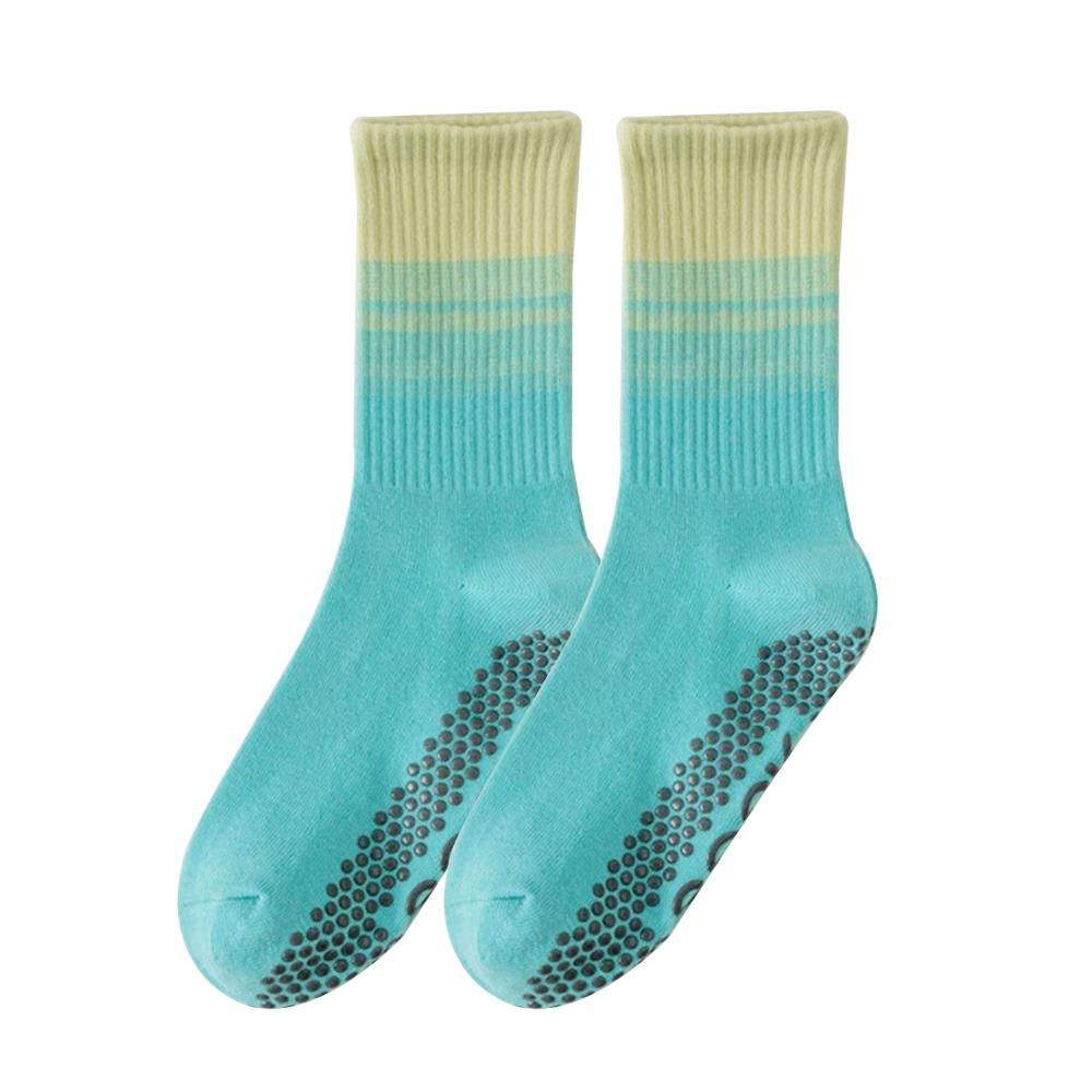 Non-Slip Pilates Socks Breathable Sport Socks Casual Mid Tube Socks