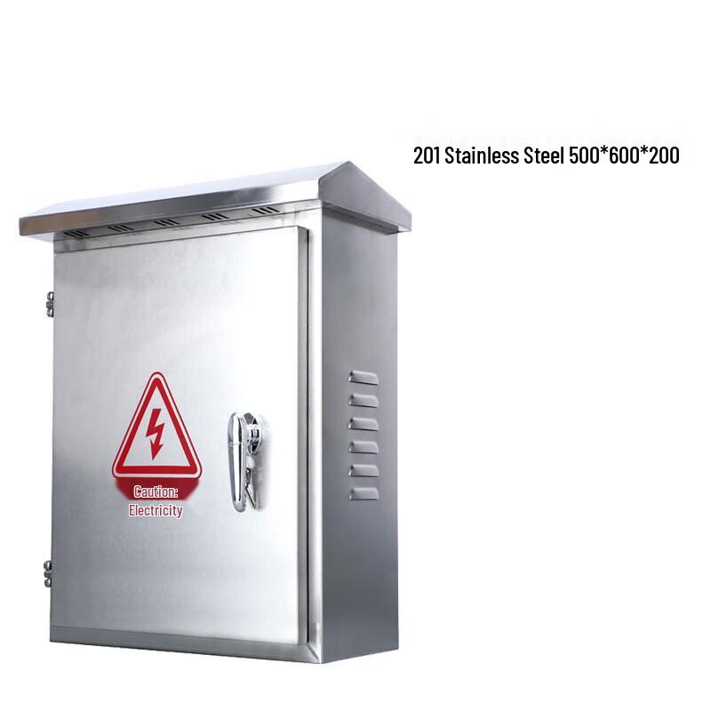 KUN CHENG 201 Edelstahl Außen Regendicht Elektrische Steuerbox CN-Stecker (Adapter enthalten)