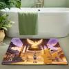 Eevee Tropical Beach Print Doormat Anti-slip Absorbent Floor Mat for Home Entrance Bedroom Living Room Decor