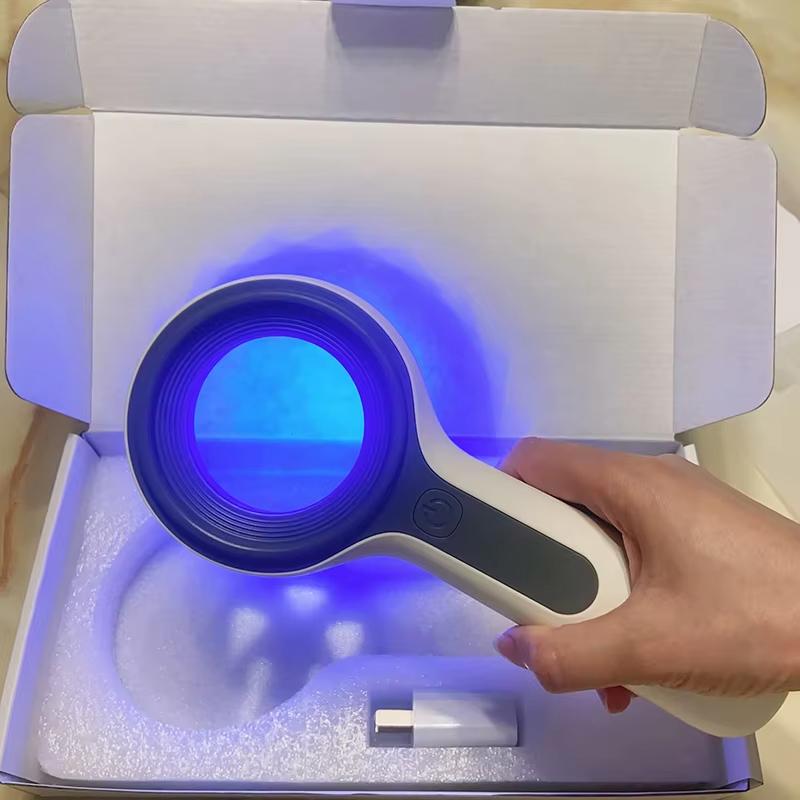 NEW UV Magnifying Woods Lamp Skin Analyzer Facial Beauty Testing Light for Skin Care Analysis Detection
