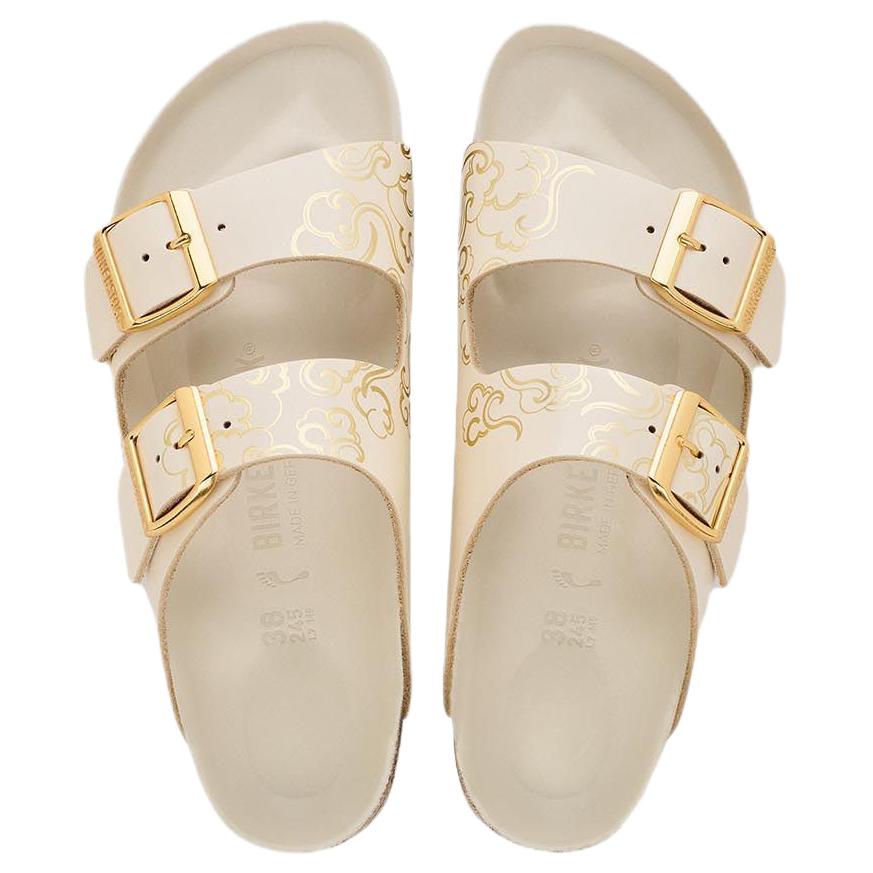 Birkenstock Arizona Birkenstock Shoes Unisex Vanilla Narrow 1031241