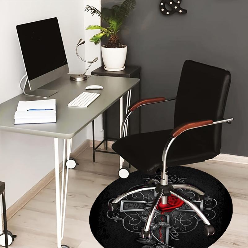 

1pc Round carpet, Perfect for Decorating Chairs, Living Rooms, Or Bedrooms, for Living Room.154 80cm by 80cm