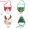 Costume Decoration Supplies Pet Clothing Pet Christmas Hat Bandana Santa Hat Pet Triangle Scarf