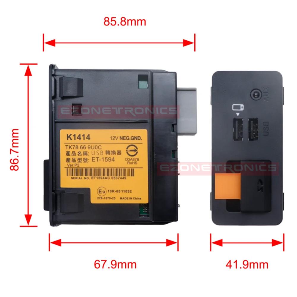 New Upgrade CarPlay Android Auto USB Hub Adapter for Mazda 2 3 6 CX3 CX5 CX8 CX9 MX5 Miata TK78669U0C Mazda Retrofit Kit