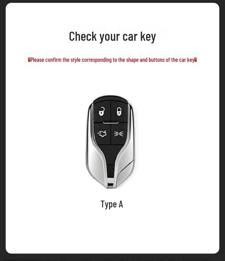 Alcantara Suede 3D Key Bag for Maserati Ghibli/LevanteGT