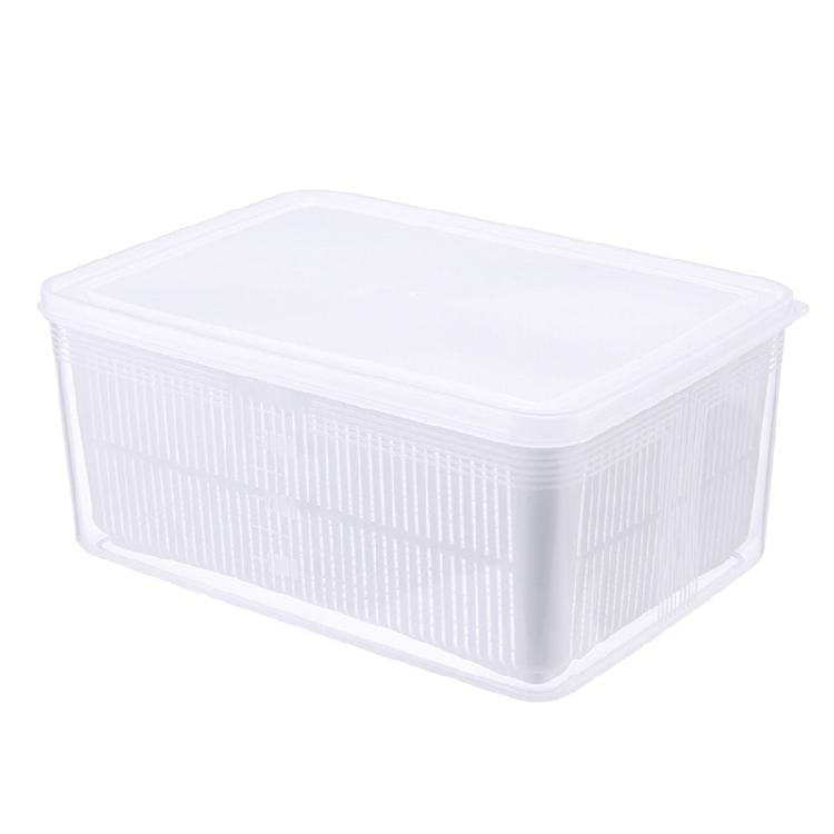 Draining Storage Containers Fridge Produce Saver Bins for Vegetables L