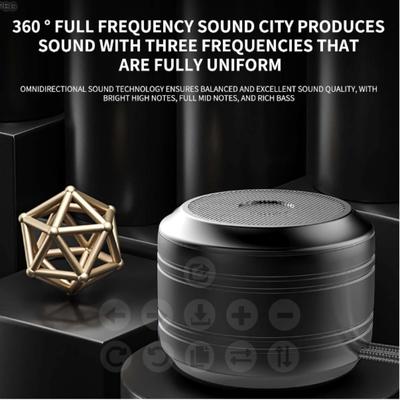 Portable Wireless Bluetooth Speaker With Large Capacity Battery Can Play for a Long Time for Mountain Climbing and Cycling Tours