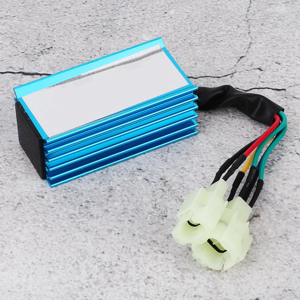 6 Pin Racing AC CDI GY6 Round Pin Ignition Box for 50cc 90cc 110cc 125cc 150cc 2 Stroke Engine Moped Scooter