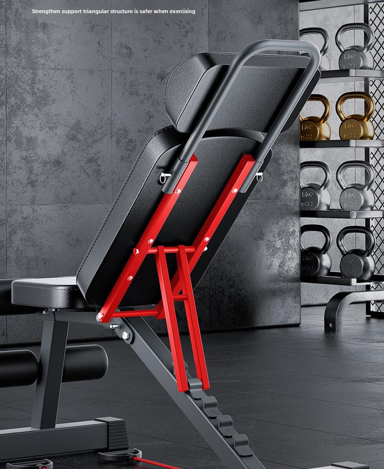 Professional Men's Multi-Functional Fitness Chair for Dumbbell Bench Press and Sit-Ups At Home