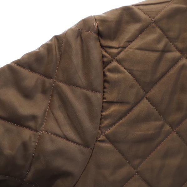 LAVENHAM Quilted Jacket 36 Brown Cotton Filling Men's Used
