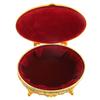 Metal Jewelry Box Vintage Zinc Alloy Decorative Easy To Maintain Keepsake Box for Necklace Earring