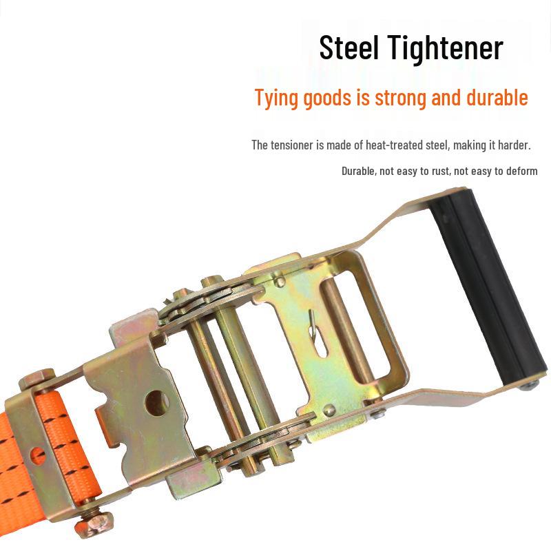 Double Hook Cross-Binding Cargo Strap: Wear-Resistant Truck Tie-Down Rope