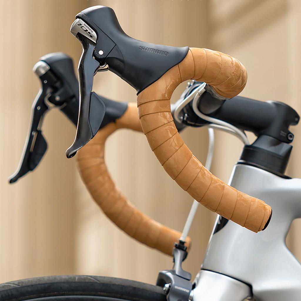Shark Pattern EVA Foam Bicycle Handlebar Tape - Black