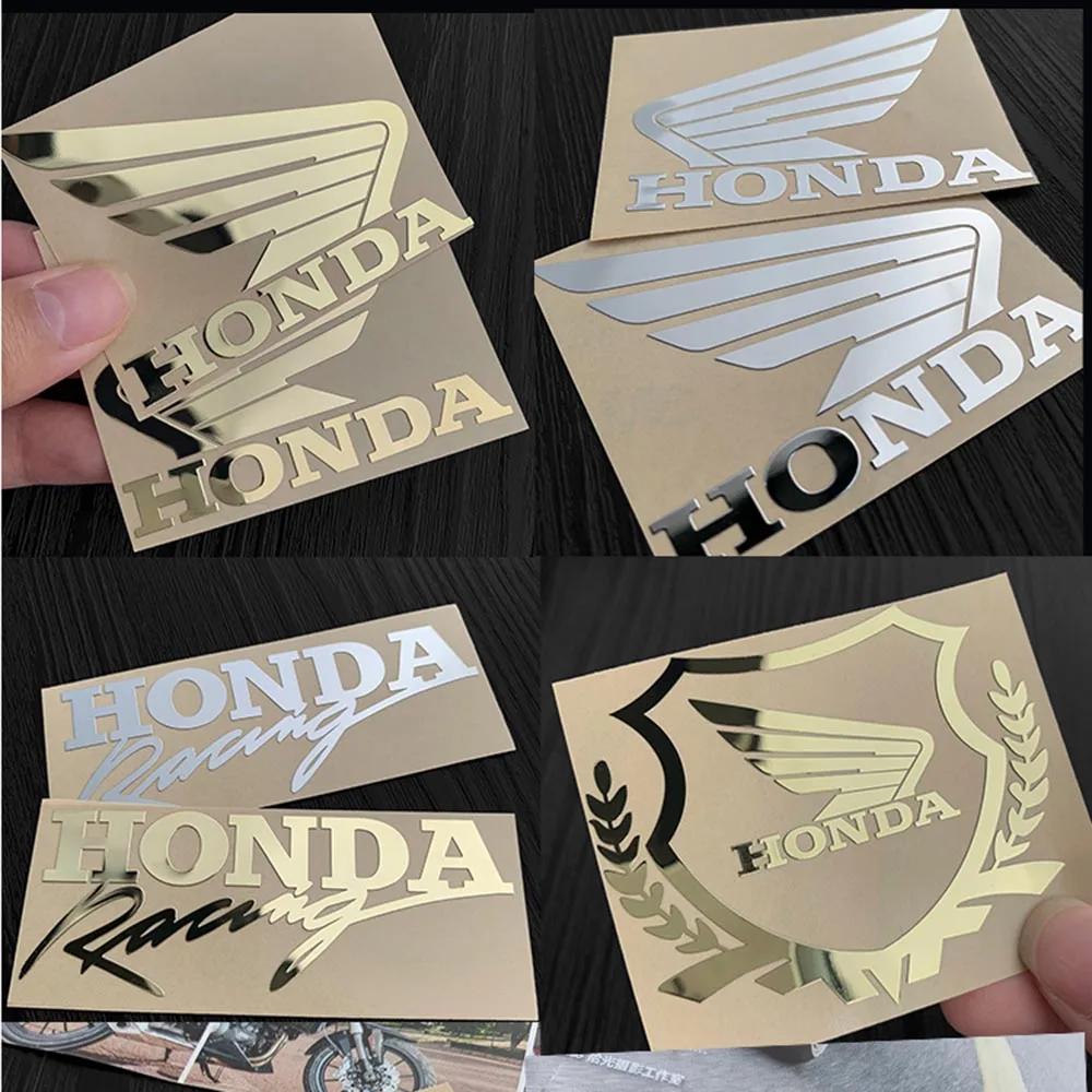 FPY1  Car Sticker Waterproof Modified Decorative for Honda Silver Gold Sticker Suitable for All Motorcycle Helmet Exhaust Pipe Decor
