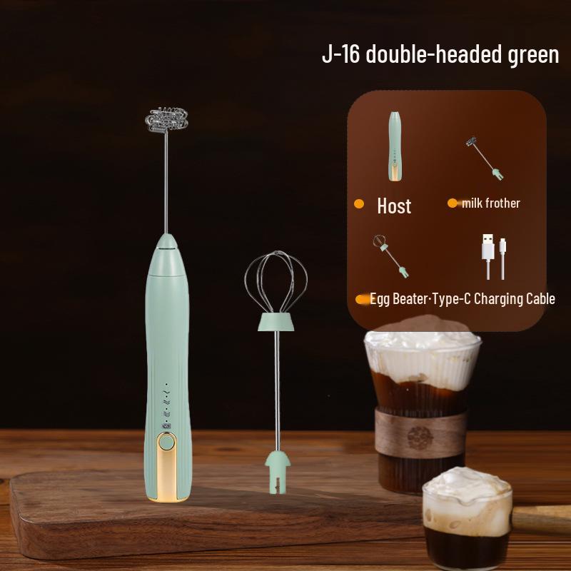 Portable Rechargeable Handheld Electric Milk Frother & Coffee Mixer