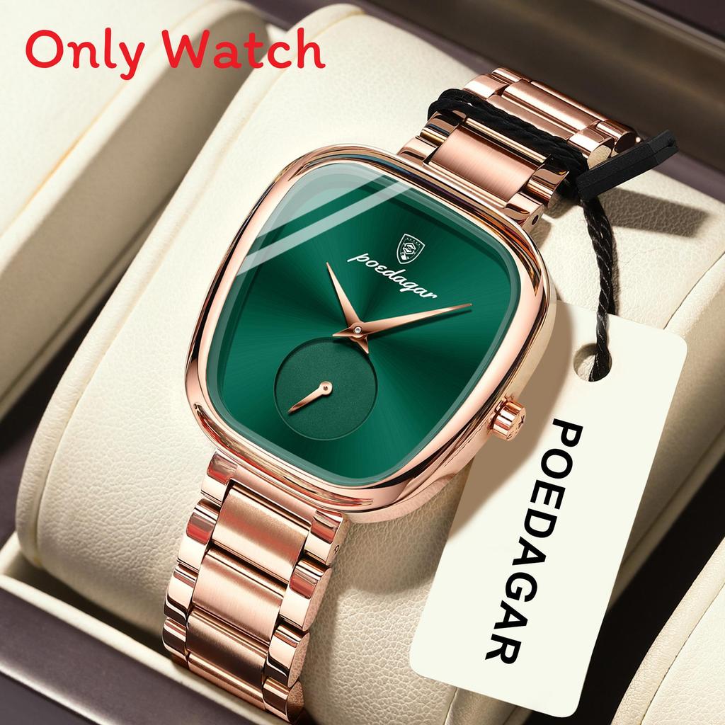 Swiss Luxury Ladies Watch Waterproof Quartz Watch With Elegant Oval Dial For Casual Wear
